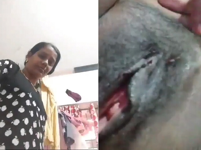 Mallu Hot Wife Playing With Boobs And Pussy